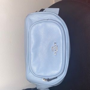 Coach baby blue Fanny pack